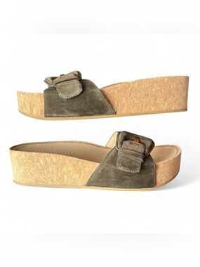 Veronica Beard Platform Slide Sandals